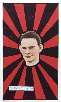 1921 J.J.Schuh Magpie Cigarettes Australian Footballers - Victorian League #38 Clyde Donaldson Front